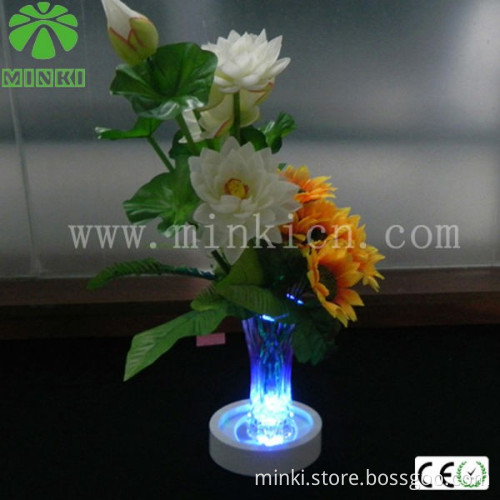 made in China wholesale led flower coaster light flashy for bars factory